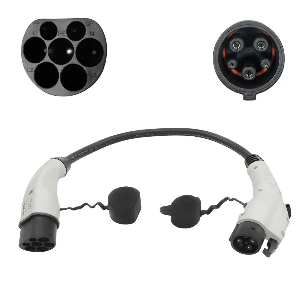 Type2 To Type1 Cable Electric Vehicle Charger Adapter 16A 32A Charging Cable Portable Electric Vehicle Charger Plug 7 Type2 To Type1 Cable Electric Vehicle Charger Adapter 16A 32A Charging Cable Portable Electric Vehicle Charger Plug 1