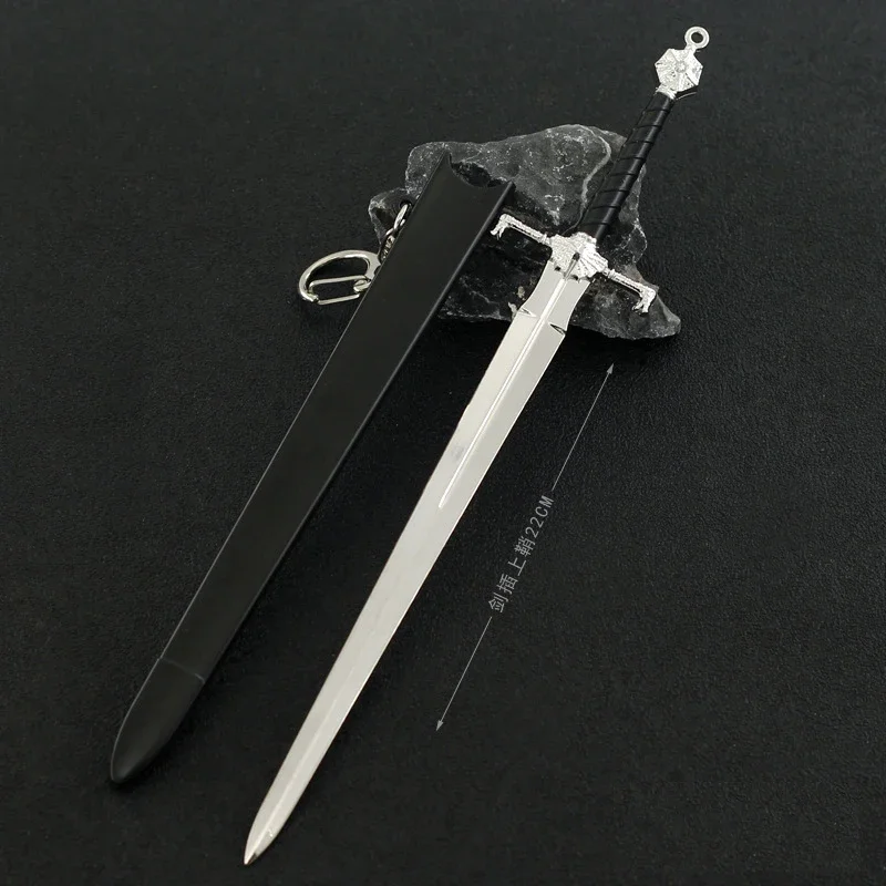 Medieval 22cm Metal Sword Home Ornament from Popular TV Series
