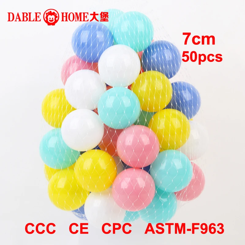 Ocean Ball Water Pool PE Soft Outdoor Sport Ball Pit Plastic Colorful Playpen Play Tent Toy Gift for Children 7cm 50pcs 2