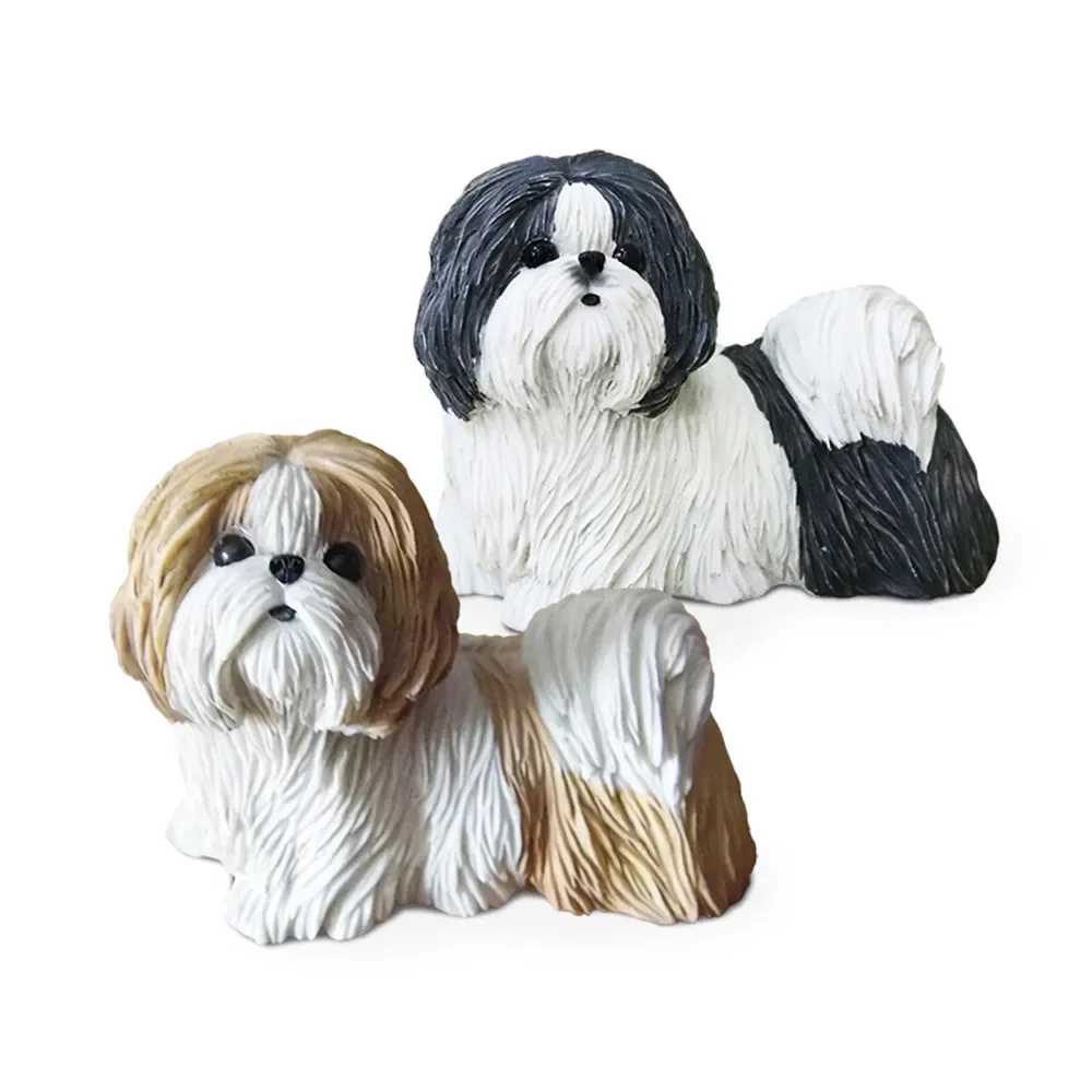 

JJM Shih Tzu собака Фотополимерная модель собачья Хризантема коллекционер игрушечный автомобиль украшение для взрослых