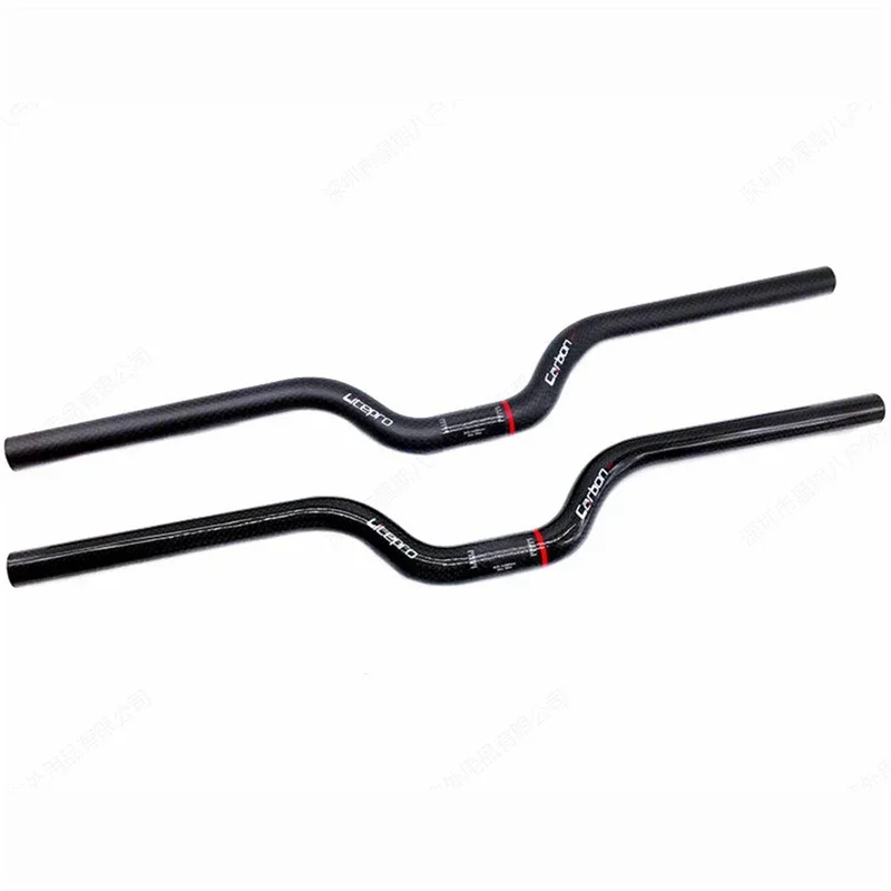 Folding Bike Carbon Fiber Swallow-shaped Handlebar 25.4*580mm Ultralight M Handlebars Bicycle Parts