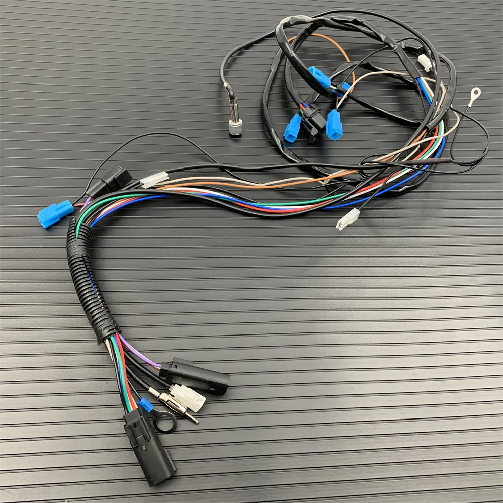 Trunk LED Antenna Wire Wiring Cables Harness Fit For Harley Tour Pak ...