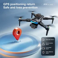 A14 pro Max Drone 8k HD Dual Camera GPS Brushless Optical Flow Obstacle Avoidance 4.5-inch Large Screen Uav Rc 20000m 2026 New 6