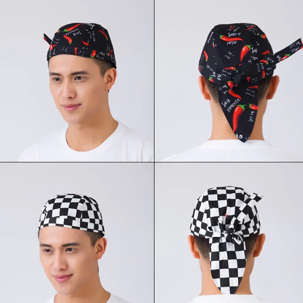 chili Chef Hat Charm Men Kitchen Black Chef Waiter Uniform Cap Unisex Cooking Bakery BBQ Grill Restaurant Work Cap catering chef hat