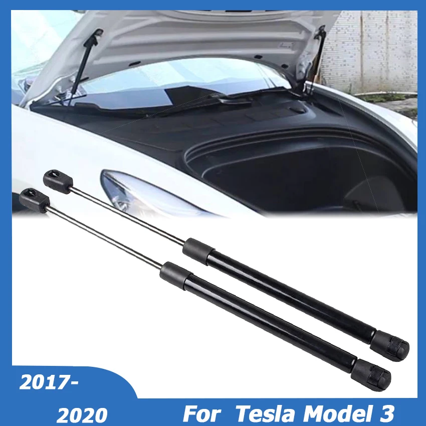 

Для Tesla Model 3 2017-2020 передний капот двигателя, газовый пружинный подъемник, стойки, пружинный ударный гидравлический стержень, автомобильные аксессуары