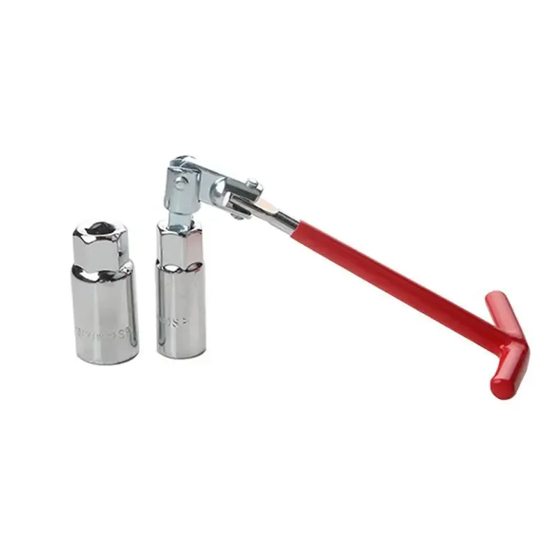 Automotive spark plug three piece set socket wrench adjustable universal spark tool