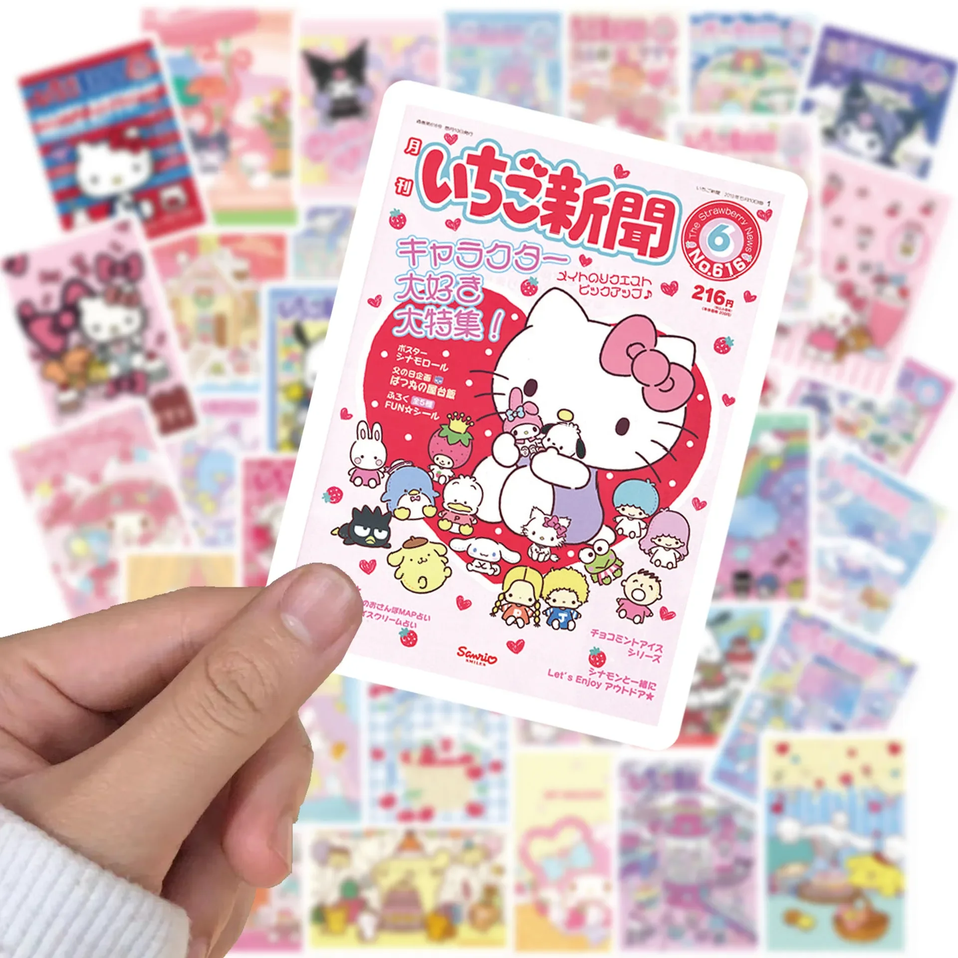 Sanrio Hello Kitty Sealing Labels Stickers Aesthetic