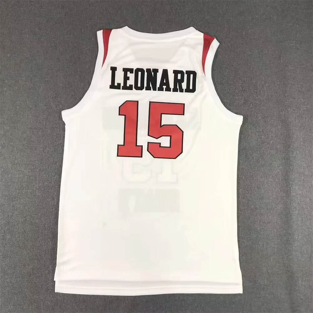 Men Basketball Jersey NCAA San Diego State University Leonard No.15