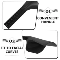 Bouclier facial en plastique transparent pour barbier, imperméable, Spray pour cheveux, tampons de coupe de cheveux pour Salon de coiffure, Protection des yeux 4