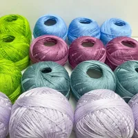 1PC Premium Mercerized Silk Lace Yarn Bundle-Soft, Durable, Vibrant Colors for DIY Knit & Crochet  Soft and Suitable for Summer 5
