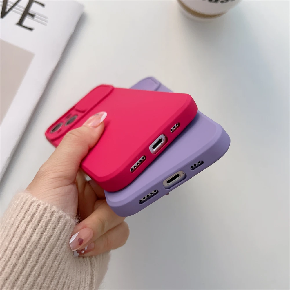 รูปสินค้า เคสซิลิโคนนิ่มสีสดใส ป้องกันเลนส์กล้อง