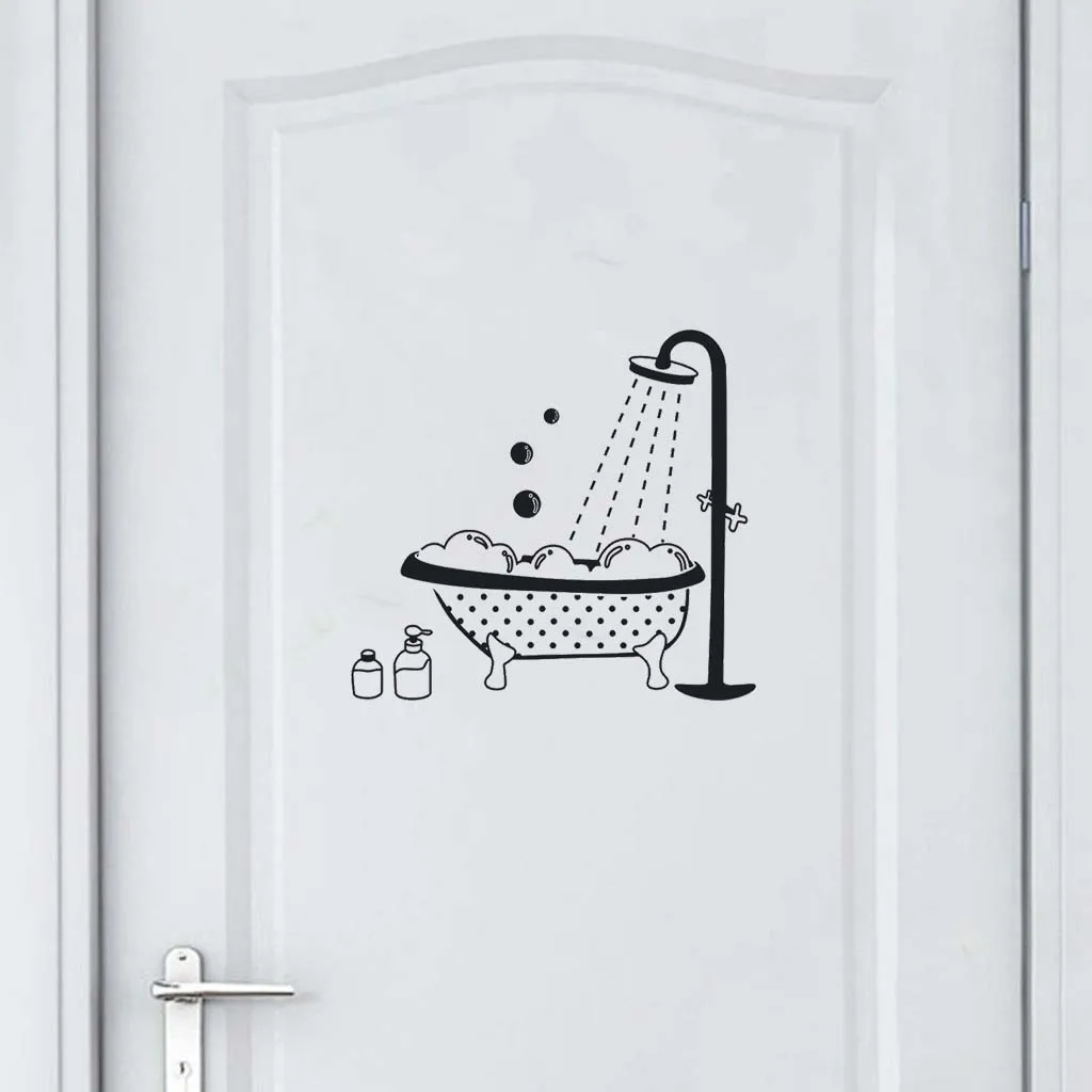 Bathroom Wall Self Adhesive Decals 5