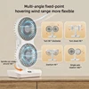 New Double Head Desktop Fan 4-Gears Wind Fast Cooling Digital Display 8000mAh Household Adjustable Direction Shaking Head Fan 5
