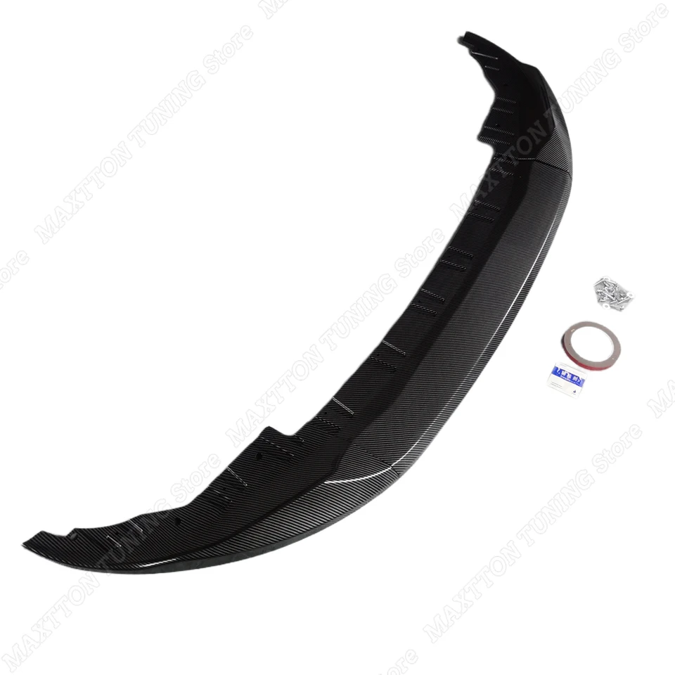 RuiHao Frontspoiler Für BMW 4er G22 G23 G26 - Carbon Look Frontlippe Sport