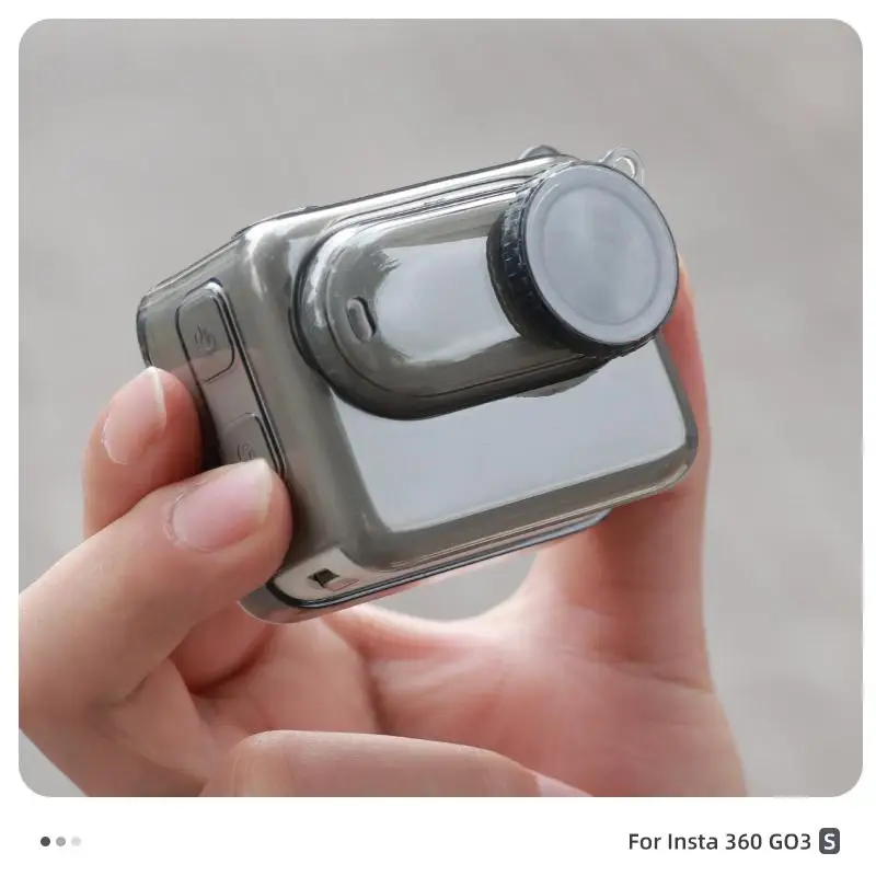 Étui De Transport EVA Pour Insta360 GO 3S/GO3 - Coque Rigide étanche - Avec Poche Maille Et Mousqueton - Protection Anti-choc