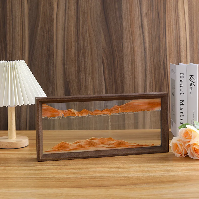Wooden Frame 3D Sandscape Moving Sand Art Picture Quicksand Hourglass Craft Square Flowing Sand Painting Office Home Decor Gifts 2 Wooden Frame 3D Sandscape Moving Sand Art Picture Quicksand Hourglass Craft Square Flowing Sand Painting Office Home Decor Gifts 2