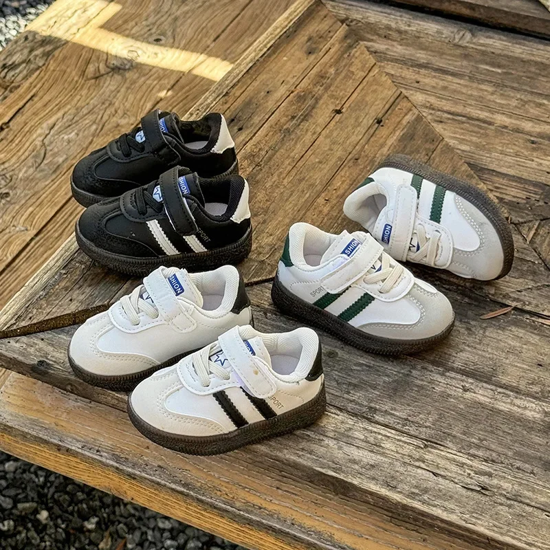 Toddler Baby Kids Fashion Design Walking Shoes Sneakers Stripes