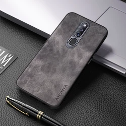 Luxury PU Leather Skin Cover for Oppo F11 (Gray)