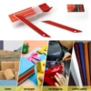 FOSHIO 30 Degree Red/Blue Anti-Rust Coated Utility Cutter Blade Refill 9mm Snap Off Cutting Knife Replacement Carbon Steel Blade 3