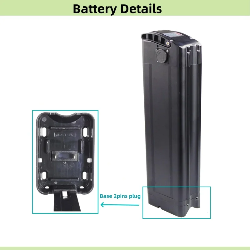 48V Folding eBike Battery For Cmacewheel Y20 ENGWE L20 VAKOLE Pro Battery 10Ah 13Ah 15Ah 16Ah Foldable Electric Bicycle