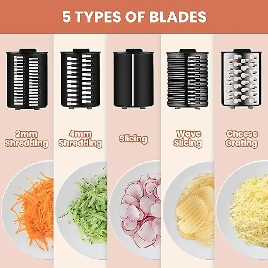 Electric Cheese Grater and Meat Grinder Machine
