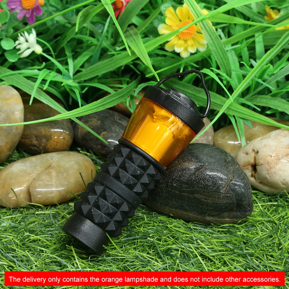 Orange Light Protective Cover Color Change Camping Lamp Cover Plastic Lantern Cover Lightweight for Goal Zero Light
