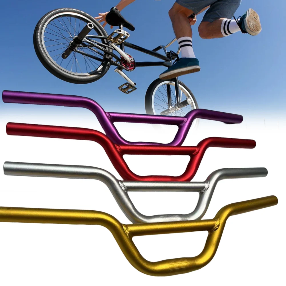 Fahrrad lenker Legierung Fahrrad schlucken Lenker Lenker 520mm * 22,2mm für Kinder Fahrrad Radfahren Zubehör ersetzen – Detail 1