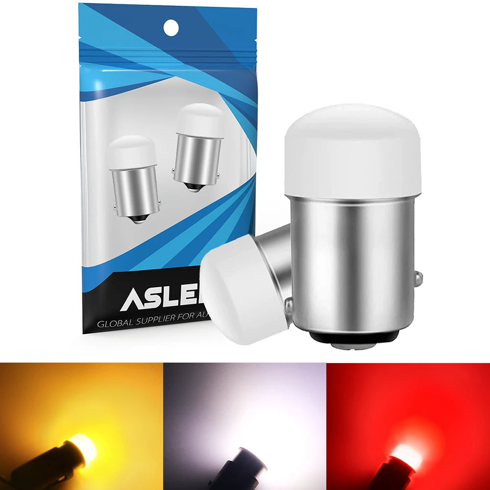 

2pcs R5W R10W Mini Led 1156 P21W BA15S P21/5W 1157 Car Signal Lamp Daytime Running Light 12V Auto Car Fog Lamp White Red Yellow