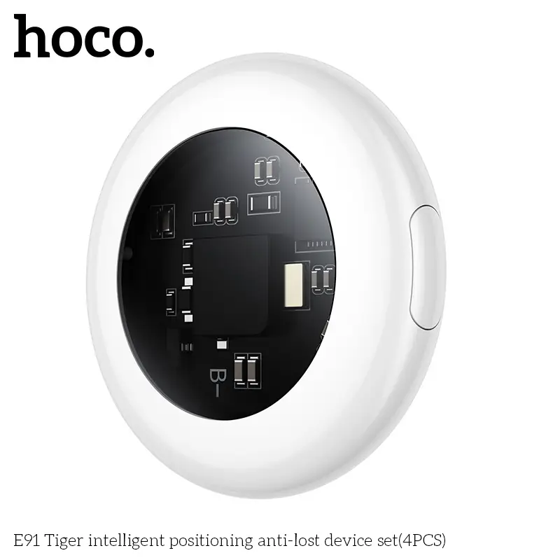 HOCO 4 Pack Anti Lost Device Airtags For Apple IOS System GPS Locator Wallet Keychain Cars Pets Finders with Protective Cases - Image 5