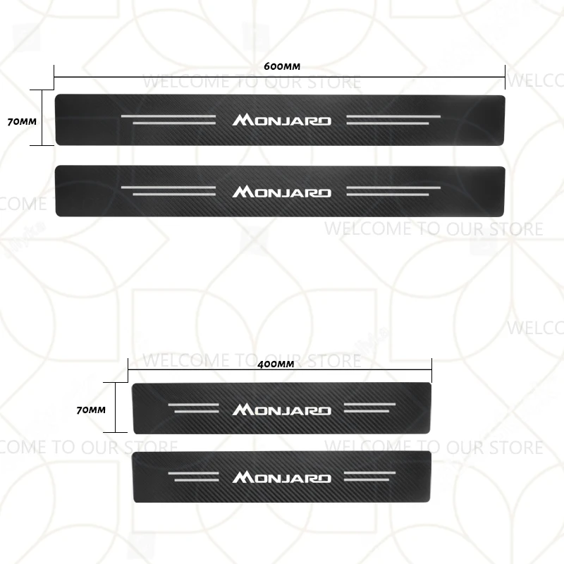 MONJARO LOGO 4PCS