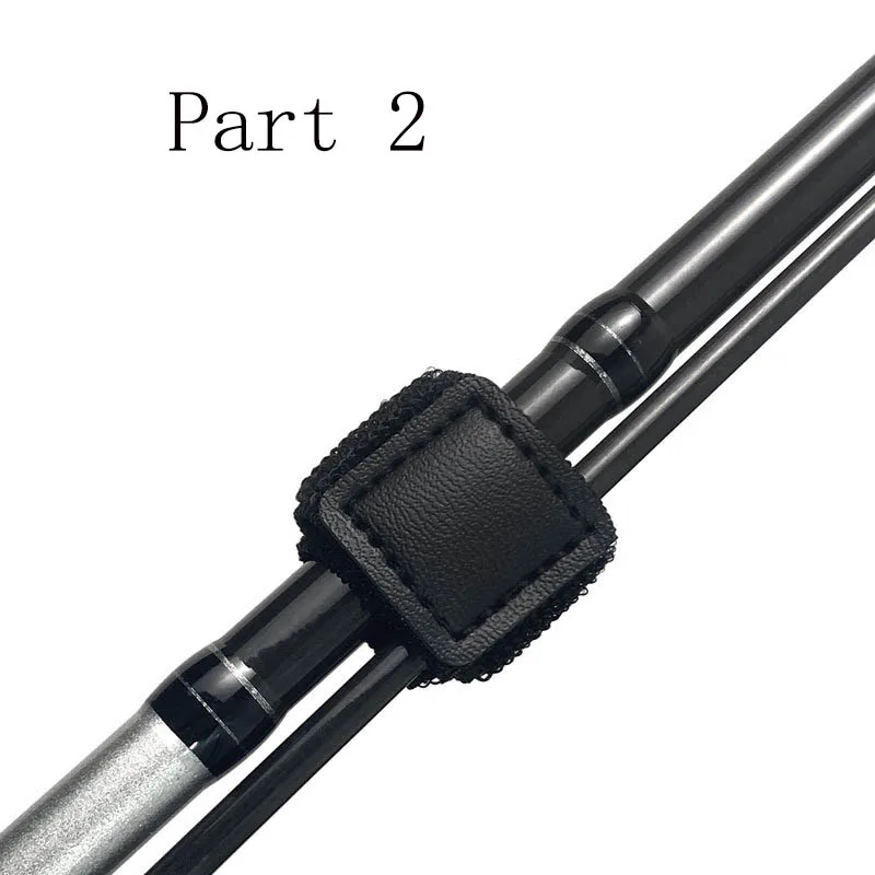 2pcs Fishing Rod Tip Top Protective Cover Guard Tip Sleeve Fishing Rod Holders Carry Strap