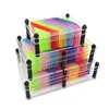 125mm Colorful Variety Needle Painting Handprint 3D Hand Mold Three Dimensional Children Pendulum Toy 3