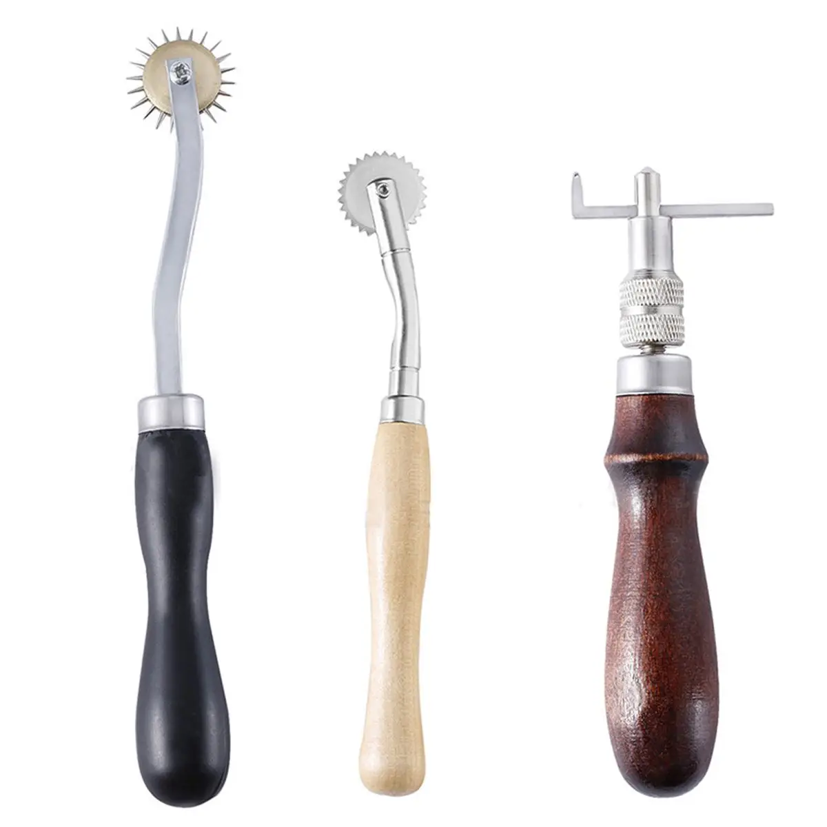 61Pcs Professional Leather Craft Tools Kit Home Hand Sewing Stitching Punch Carving Work Saddle Leathercraft DIY Accessories