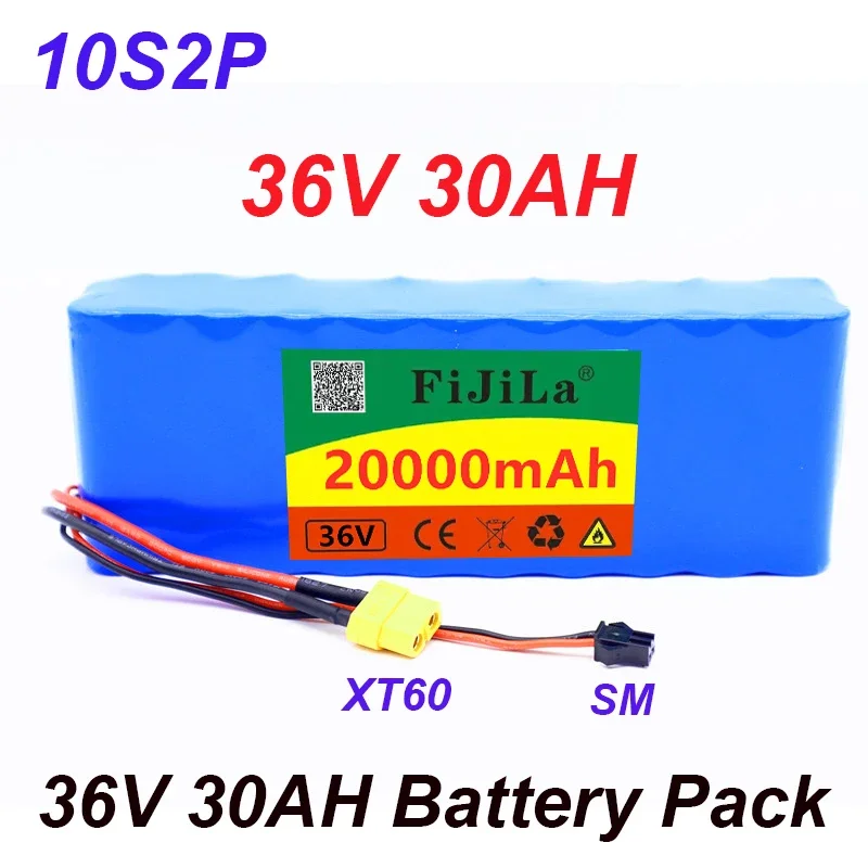 

36V 20Ah 10S2P 18650 Rechargeable battery pack 20000mAh,modified Bicycles,electric vehicle 42V Electric bicycle Scooter mot