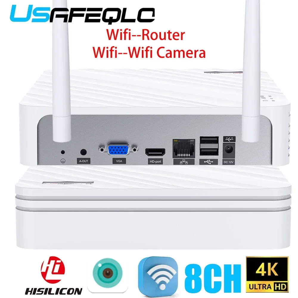 Mini Wifi Nvr Per Icsee Wifi Camera Support Wifi To Router Smart Motion Detection Per 8Ch 5Mp 3Mp Ip Camera Face Detection