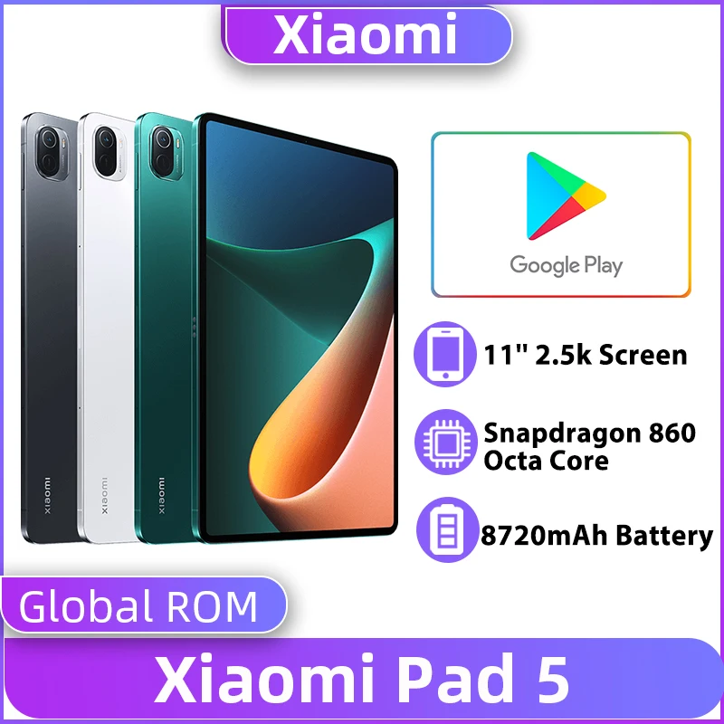 Chinese ROM Xiaomi Mi Pad 5 Pro 12.4'' 2.5K 120Hz Display