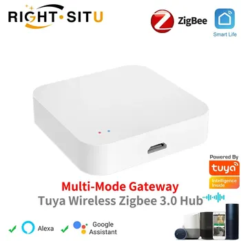 AliExpress Collection Tuya Zigbee 무선 멀티 모드 허브 게이트웨이, 스마트 라이프를 통한 Zigbee 장치용 스마트 홈 자동화