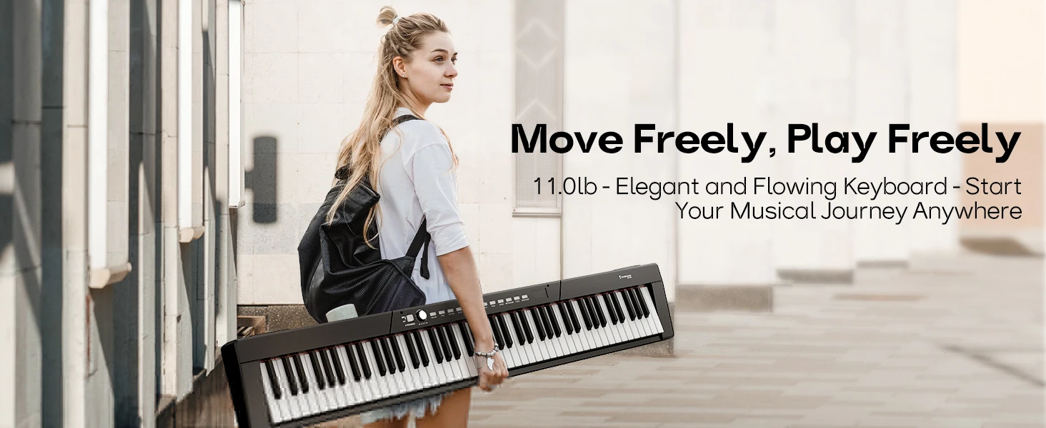 Starfavor 88 key portable piano