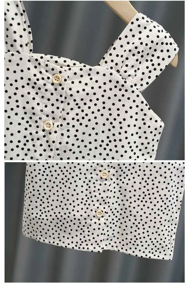 Baby Girls Summer Clothes kids Outfit Thin Cool Sets Polka Dot Vest Top Shorts Suits for toddler Baby girls Clothing Casual sets baby clothing set line