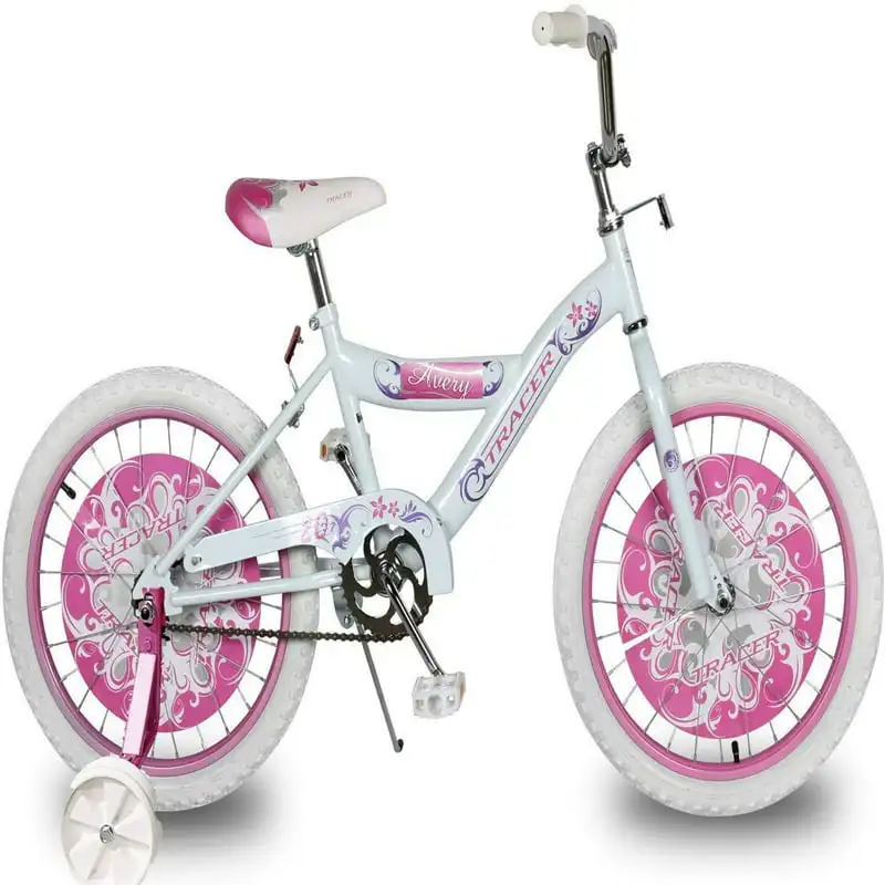 

WonderWheels 16 "BMX S-Тип рамы велосипеда горки тормоза цельный Кривошип хромированные диски шины велосипед-белый