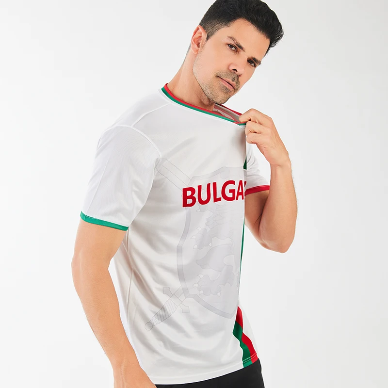 2024 new bulgarian football jersey, cheering bulgarian fans shirt, breathable and quick drying soccer uniform 2024 New Bulgarian football jersey, cheering Bulgarian fans shirt, breathable and quick drying soccer uniform 4