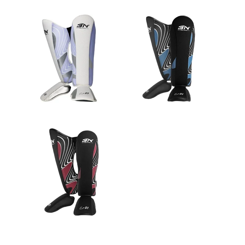Shin Guard Pads Kickboxing Martial Arts Training Equipment BN MMA Boxing Muay Thai Karate Ankle Foot Protection