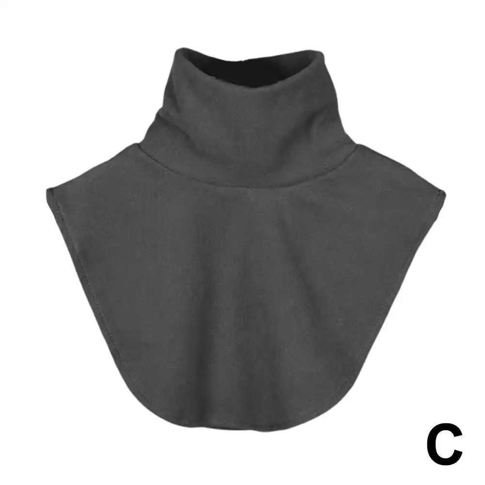 Mode High Nack Gefälschte Kragen Weiche Falsche Kragen Für Frauen Einfarbig Elastische Jersey Abnehmbare Kragen Hals Wärmer – Detail 12