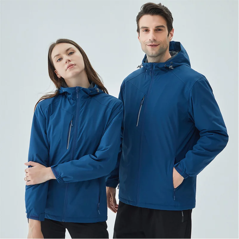 Sweat à Capuche Personnalisable Avec Logo – Manteau Chaud Coupe-vent Pour Homme Et Femme – Idéal Outdoor Et Quotidien - 8