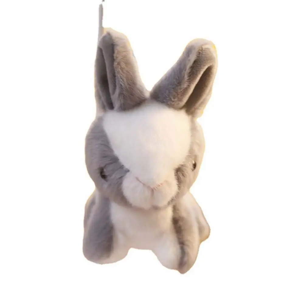 Holder Schoolbag Accessories Long Ear Rabbit Ornament Bag Pendant Rabbit Plush Keychain Bunny Plush Keyring Key Chain Key Ring