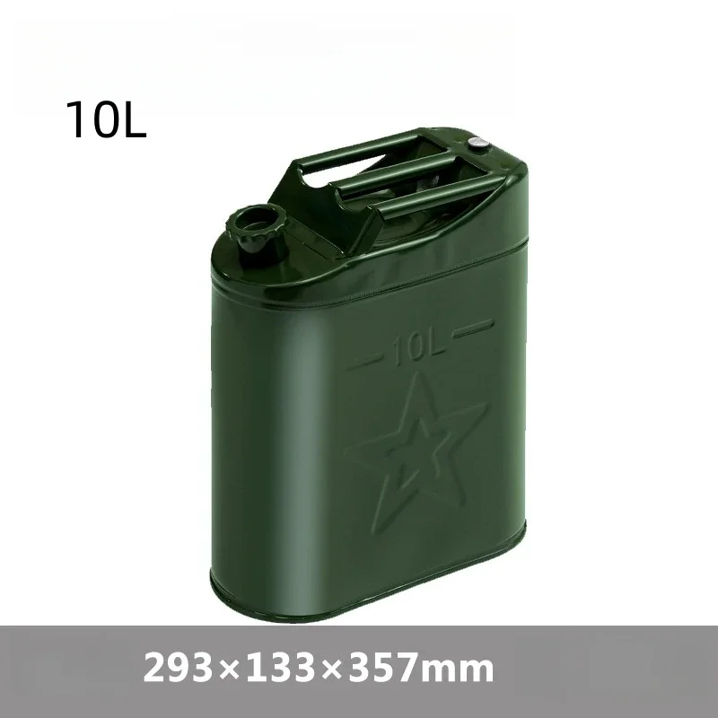 Car Thickened Portable Gasoline Tank 5L 10L Iron Cap Type Fuel Storage Tank Pot petrol can,motorcycle fuel container