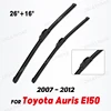 Wiper Front Wiper Blades For Toyota Auris E150 2007 - 2012 Windshield Windscreen Front Winodw 26"+16" ( Europe Model ) 1