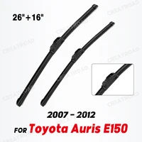 Wiper Front Wiper Blades For Toyota Auris E150 2007 - 2012 Windshield Windscreen Front Winodw 26"+16" ( Europe Model ) 1