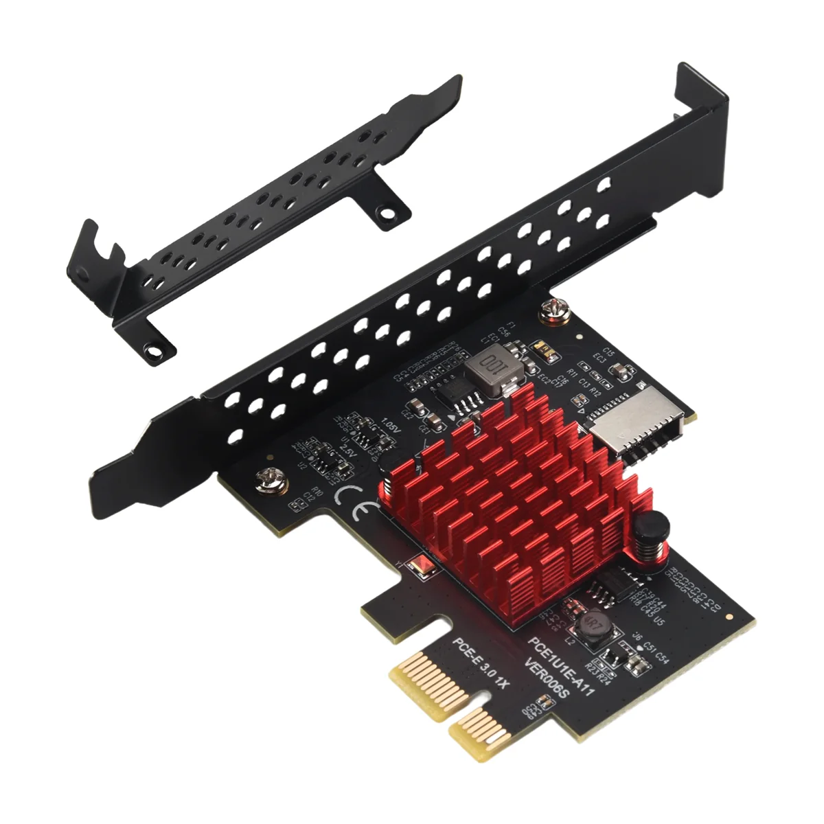 Hot sale PCIE USB 3.1 GEN2 Type-E Expansion Card,10Gbps PCI Express 3.0 1X to 20Pin Front Panel Type C Connector for 10/8