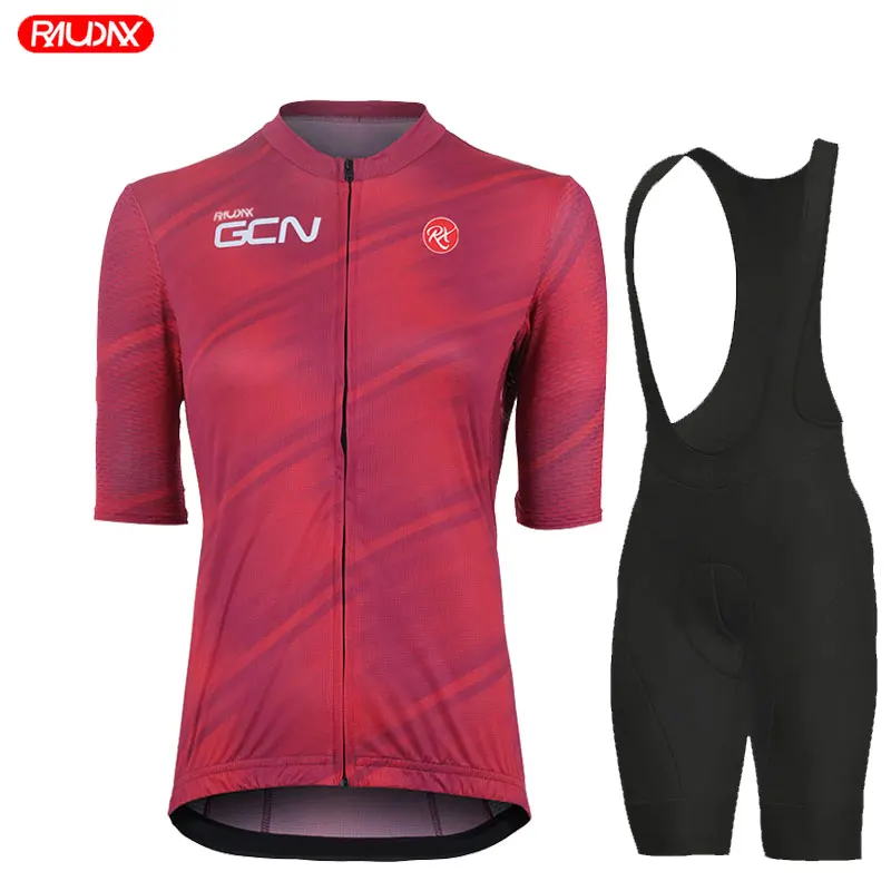 Raudax Gcn Sports Team Women Cycling Clothing Summer Short Sleeve